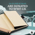 Dingbats* - Wildlife A6 Grid Pocket Notebook - PU Leather Hardcover Small Journal for Work, Travel, Elastic Closure