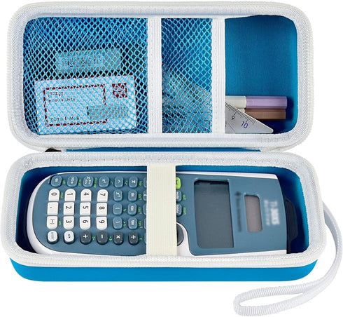 Case for Texas Instruments TI-30XS MultiView Scientific Calculator, Organizer Bag with Mesh Pocket for Accessories