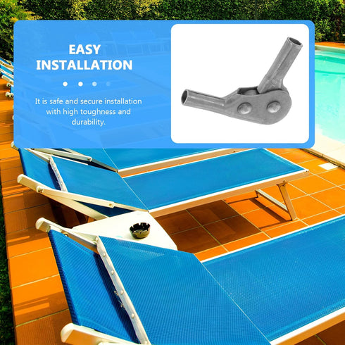 3-Gear 3.93X3.54X0.59In Pack 4 Folding Sofa Hinge Adjustable Self-Locking Support Hinge Heavy Duty Furniture Hardware