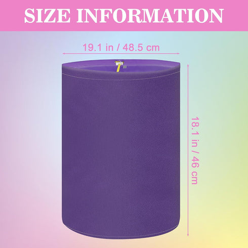 1Pcs 5 5 (Purple(25 Gallon Filter Bags, Windspeed Oxford Cloth All-Mesh Filter Bags for Gallon Bucket with Filter