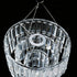 W9.84 H11 Modern Chandelier Shade, Faux Chandeliers Light Fixture Pendant Ceiling Lampshade for Girls Bedroom, X