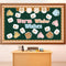 Boho Winter Bulletin Board Decorations, Hot Cocoa Cutouts for Christmas Classroom Decor