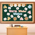 Boho Winter Bulletin Board Decorations, Hot Cocoa Cutouts for Christmas Classroom Decor