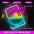 Ramen Time Neon Sign - Noodles Neon Signs for Wall Decor Ramen Led Signs Ramen Light Up Sign USB Neon Ramen Sign