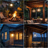 15FT E26/E27 IP44 FIRMERST Outdoor Light Socket with Plug and Rated Inline Waterproof On/Off Switch, Hanging Light