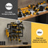 YYR 4 Layer Power Tool Organizer Wall Mount, 16 Inch Cordless Drill Hanger Storage Rack with Charging Station Shelf