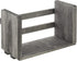 MyGift Expandable Adjustable Barnwood Gray Wood Desktop Bookshelf Organizer, Display Shelf Book Rack