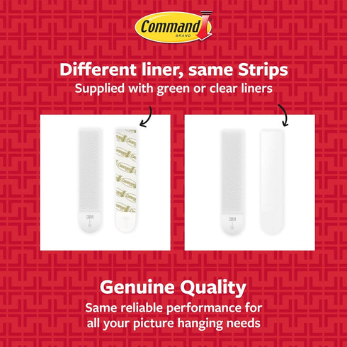 Command Picture Hanging Strips - 15 lb & 10 lb Large and Medium, 28 Assorted Pairs, Damage-Free Wall Hangers