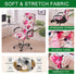 A26 CRFATOP Stretch Computer Office Chair Cover with Durable Zipper - Universal Rotating Desk Chair Slipcover, Simplism