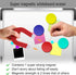 Mini Dry Erase Erasers, IHPUKIDI 48 Pack Magnetic Whiteboard Dry Erasers, Chalkboard Cleaner Wiper for Kids, Classroom