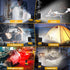 Cordless Work Light for Dewalt 18V 20V Battery, 5000LM Rotatable Underhood Work Light with USB Charging