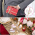 Fuutreo 24 Pack Heart Shape Sticky Notes Set with Big Diamond Pens, Memo Pad for Wedding, Crystal Metal Ballpoint Pens