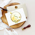 Designing Moments Set 10 Personalized Folded Monogram Cards, Bee and Honey Monogram Note Cards, Couples Stationery
