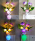 AUSAYE 4 Pack Plug in LED Night Light Sensor Rose Light, Energy