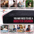 COMFORTANZA 18x18x5 Booster Cushion for Adults - Medium-Firm Seat Cushion for Home, Office, Wheelchair, Car - Washable