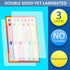 Youngever 4 Pack 24 x 18 inch Math Posters, Laminated Educational Multiplication, Division, Addition & Subtraction