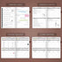 Clever Fox Budget Planner - Expense Tracker Notebook, Monthly Budgeting Organizer, A5 Finance Logbook (Brown)