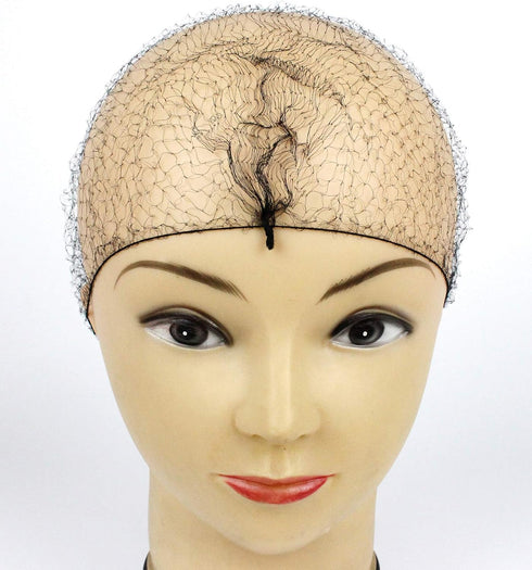 Yes!Fresh Hair Net, 144Pcs, 22" Elastic Mesh for Food Service, Ballet Bun, Sleeping, Women, Black