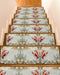 BOHOOSKYLAR Marine Life Stair Treads Lobster Shell Coral Blue Background Indoor Non Slip