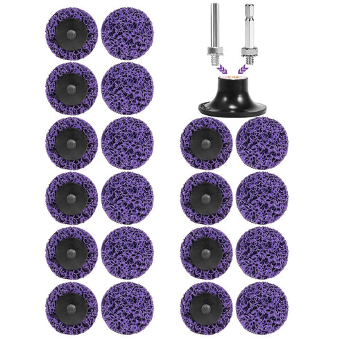 22 Pcs Quick Change Easy Strip Discs, 2 Inch Sanding Discs with