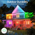 150ft IP67 Waterproof,100 Permanent Outdoor Lights RGB+IC Outdoor String Lights App Control Scene Modes Home