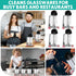 LemonRoad 4 Pack (7.48'') Cup Washer Double Bristle Brush with Suction Base Glass Cleaner for Kitchen Bar Sink Wine