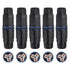 5PCS IP68 Waterproof Electrical Cable Connector, 3 Pin Junction Box for 3.5-10mm Wire Range, Quick Screwless