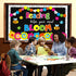 Flower Reading Bulletin Board Decorations Set, Floral Border Cutouts for School Library Chalkboard Decor