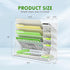SUPEASY Wall File Organizer, 5-Tier Desk Organizer with 4 Pen Holders, R-shaped Bottom Tray for Office Supplies, White