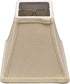 6 Inch 3x6x6 Upgradelights Square Bell Clip On Chandelier Lampshade (Beige Linen)