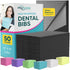 50 Pack 3-Ply 13" 18" Dental Bibs - Adult Disposable Bibs for Dentist, Eating, Tattooing - x Waterproof Medical Sheets