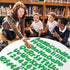 Qyeahkj 260Pcs Glitter Green Bulletin Board Letters, 4” Letter Combo Pack Set for Classroom Wall Decor