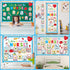 Naozinebi Set Nurse Theme Bulletin Board Decoration Health Posters Borders Paper Cutouts for Nursing School Classroom