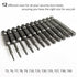 Torx Screwdriver Bit Set, PTSLKHN S2 Steel Magnetic Security Tamper Proof Star 12PCS Tools, 1/4" Hex Shank