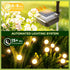 Solar Garden Lights - 20 LED Firefly Outdoor Lights, Waterproof for Christmas Yard Patio Pathway Decoration (2 Pack)