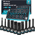 LIBRATON Impact Hex Bit Socket Set, 1/2" Dr, S2 Steel, 10PCS High