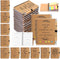 Spakon 20 Set Christian Church Gifts, Bulk Bible Verse Bamboo Pens and Mini Spiral Religious Notebooks for Teachers
