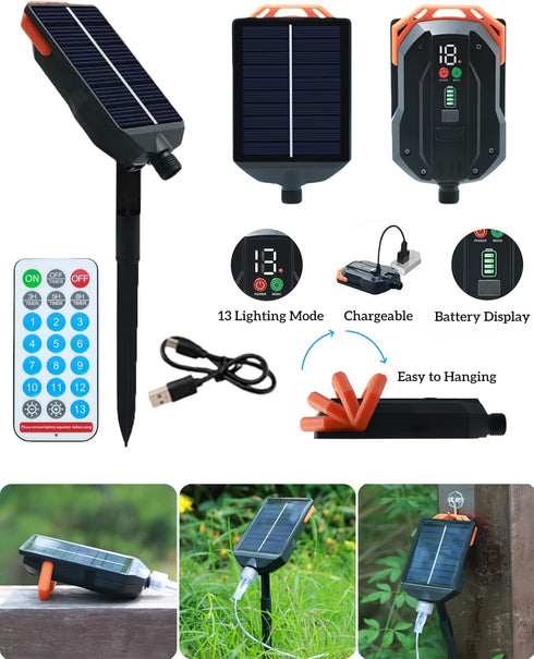 Waterproof,13 118Ft 300LED Solar Christmas Lights Outdoor Modes Solar Powered String Lights for Tree Outside Garden