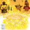 cshare Christmas String Lights Battery Operated, LED Christmas Lights Outdoor with Tiimer White