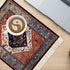 famassiser Persian Style Carpet Mouse Pad Vintage Miniature Bohemian Rug Desk Pad, Non-Slip Computer Mouse Mat