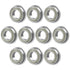 F684ZZ 10PCS Flange Ball Bearing, 4×9×4mm Double Metal Shielded for Industrial Machine and Power Tools