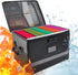Fireproof Document Box with Lock, Waterproof File Safe Box, Anti-Static Collapsible Portable Office Home File Cabinet