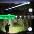 XHP70 5 Led Tactical Flashlight, Custom Design Picatinny Rail Mount Flashlight Rifle Light Electric Flashlights, Modes