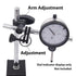 MGBR-02 176lbs Clockwise Tools Magnetic Base Stand for Digital Dial Indicator Gauge Max Pull