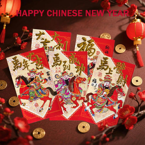 Elevizzle 36 2026 Packets Chinese New Year Red Envelopes, Pieces Year of the Horse Traditional Hong Bao Lucky Money