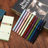 Ddaowanx 12Pcs Colorful Gel Pens, 0.5mm Fine Point Retractable Pens for Journaling, Sketching, Teacher School Supplies