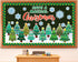 Christmas Bulletin Board Decorations - Xmas Tree Paper Cutouts, Holiday Blackboard Border Kit for School Decor