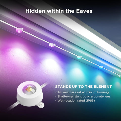 16FT SL50-36/RGB/AG, Package SL50-36/RGB/AG/16EXT Feit Electric Extension Only for RGB Smart Permanent Outdoor Lights