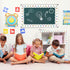 GreenPine Light Bulb Bulletin Board Borders, Scalloped Teaching Lightbulb Trim for Classroom Decorations, 36ft