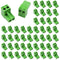 50PCS 2 Pin 5.08mm Pitch PCB Mount Screw Terminal Block Connector, Pluggable Quick Male Plug Connector